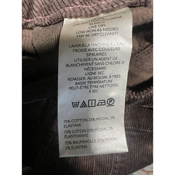 New Anthropologie Maeve Size 28 Petite Colette Cropped Corduroy Wide Leg Pants - Picture 9 of 10